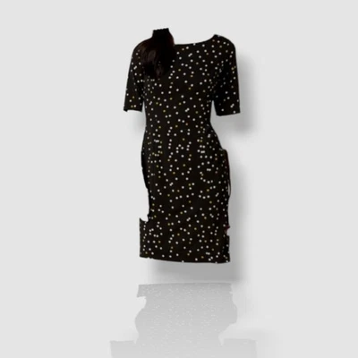 Vestido vaina Alfani negro a lunares talla 12 $90 para mujer Foto 1 de 2