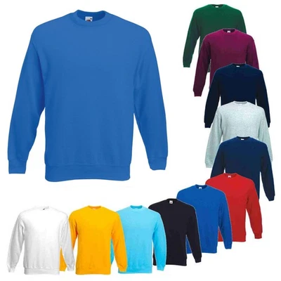 Fruit of the Loom Classic Set-in Sweatshirt Herren Arbeits Pullover bis 5XL - Bild 1 von 4