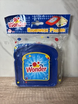2011 Wonder Bread Sandwich Container Blue Holder Dots Storage New - Image 1 of 4