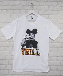 Actual Fact A$AP ASAP Rocky Trill Mickey Supreme Men's Rapper Crew Tee T-shirt - Picture 1 of 6