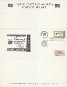 1140 4c BENJAMIN FRANKLIN CREDO - METER DIGEST L/A - Bild 1 von 2