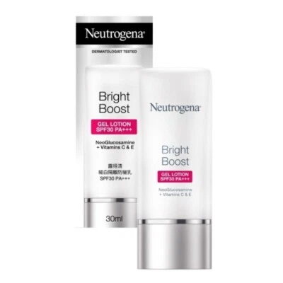 Neutrogena 30 ml Bright Boost Gel Loción SPF30PA+++ NeoGlucosamina + Vitaminas C&E Foto 1 de 2