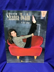Shania Twain Best of 14 Hits Piano/Vocal/Guitar Sheet Music Book - Picture 1 of 5