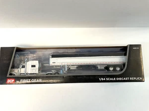 Peterbilt 389 w 70” MidRoof Tri-axle Farm Grain Trailer DCP First Gear #60-1192 - Picture 1 of 10