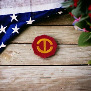 Parche trasero blanco borde corte departamento hawaiano ejército de Estados Unidos Segunda Guerra Mundial - original - Imagen 1 de 6