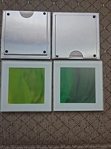 Photo Frame Glass Coaster Set Of 4 - Picture 1 of 1