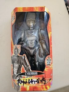 SIGNED NEW & SEALED Doctor Who Deluxe 12 Inch “Cyberman ” Figure - Picture 1 of 3