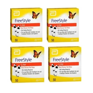 fr-ee-$tyle lite test $trips 50 unidades (4 x 50) 100 tiras, EXP-01/2027 - Imagen 1 de 2
