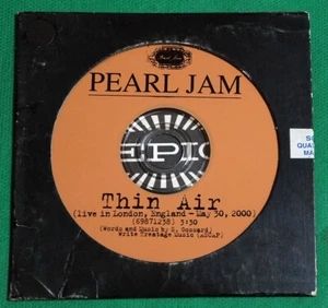 Pearl Jam - Thin Air BRAZIL ONLY PROMO CD 2000 Epic 899.934 - Picture 1 of 3