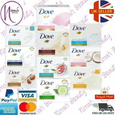 DOVE ORIGINAL Beauty Cream Bar SOAP Full Range - Image 1 of 3