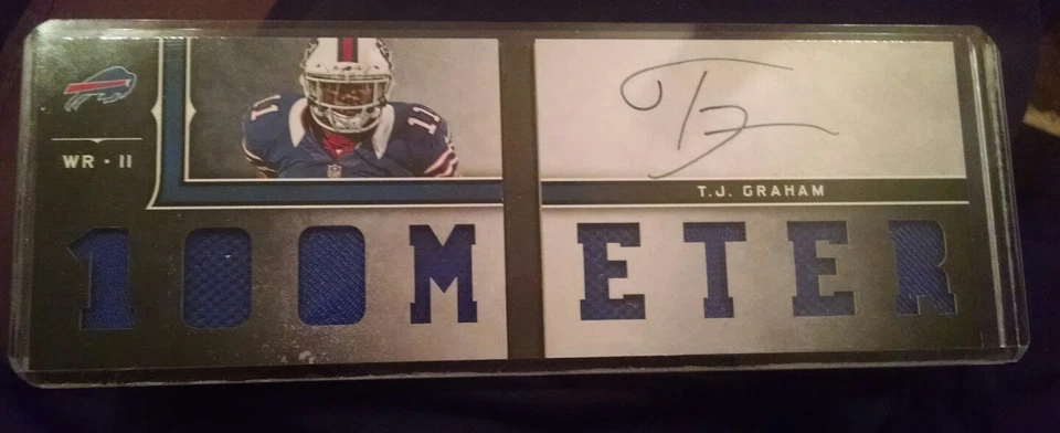 2012 Panini Playbook #32 TJ Graham 90/99 Buffalo Bills T.J. Auto b12 - Image 1 of 1