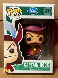 Funko POP Disney Store Logo 26 Captain Haken beschädigte Box in weichem Schutz - Bild 1 von 23