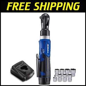 Ergonomic ACDelco 12V Ratchet Wrench with Fast Charger & Battery Included - Picture 1 of 9