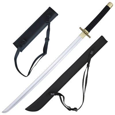 Hitsugaya Toshiro Hyorinmaru Foam Katana Sword 39" Anime Cosplay Prop Black - Image 1 of 4