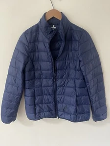 Fantiny Stepp Steppjacke Entendaunen Damen Größe M packbar leicht blau - Bild 1 von 11