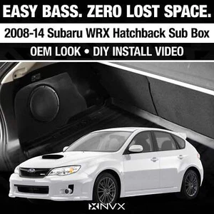 2008-2014 Subaru WRX Hatchback - 10" Subwoofer Enclosure | NVX BE-SUBWRX-GGR - Picture 1 of 9