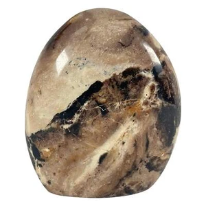 Calcita de chocolate natural autoportante roca de forma libre - cristal marrón pulido H - Imagen 1 de 5