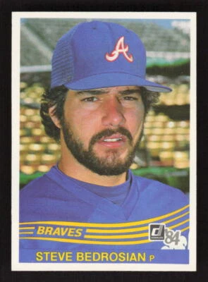 1984 Donruss #565 Steve Bedrosian Atlanta Braves - Image 1 of 2