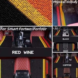 For Smart Fortwo-Forfour Car Floor Mats All Weather Luxury Carpets Front & Rear - Imagen 1 de 29
