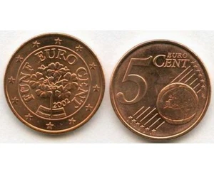 Collection of 100 Austria KM3084(U) 5 Austrian Cents Coins * ๐ฆ๐น - Picture 1 of 1