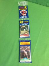 Score 1989 Baseball Rack Pack, John Smiley, Strawberry on top, sealed, 48 cards