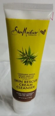 Crema limpiadora de rescate de piel de cannabis y hamamelis SheaMoisture - 4 oz F1 Foto 1 de 4