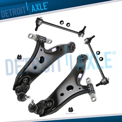 Front Lower Control Arms w/Ball Joints Sway Bars for Lexus RX450H Toyota Venza - Image 1 of 4