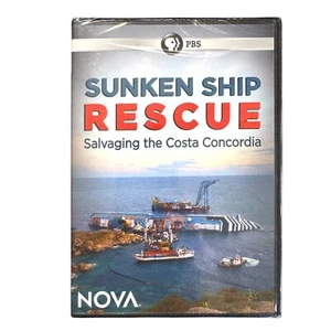 Nova- Sunken Ship Rescue Salvaging the Costa Concordia (2015) DVD PBS Sealed NEW - Imagen 1 de 1