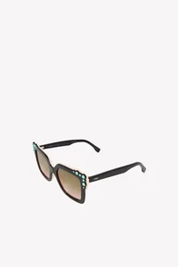 Fendi Damen Sonnenbrille Schwarz Sonnengläser UV Schutz - Bild 1 von 4