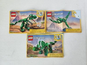 Menge 3 Lego Creator Dinosaurier Bedienungsanleitungen #31058 - Bild 1 von 8