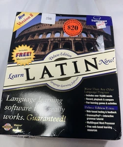 Transparent Language: Learn Latin Now! 8.0 PC CD-ROM includes microphone - Picture 1 of 6