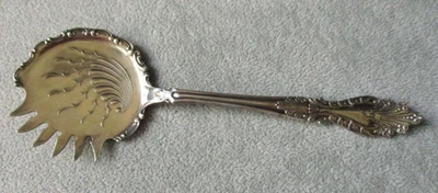 Antique Rogers & Hamilton Silverplate CUCUMBER SERVER Patented 1896  5.75" long - Image 1 of 4