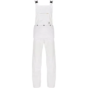 Trojan White Decorators Bib Brace Overalls with Knee Pad Pockets Size 40" Reg - Picture 1 of 1