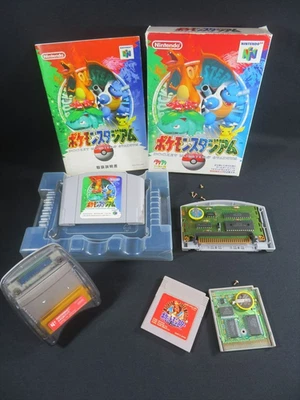 Pokemon red game boy Nintendo 64 stadium N64 Japan tested Authentic cartridge jp - Image 1 of 4