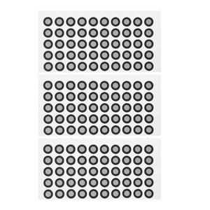  Punto de referencia de posicionamiento de marca de escáner de 3 hojas para escaneo - Imagen 1 de 12
