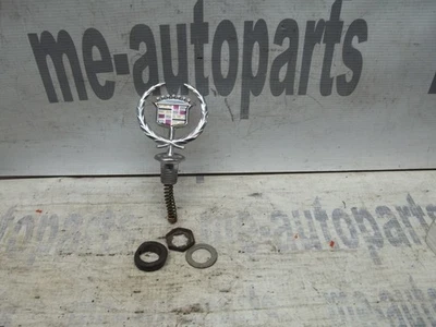 Cadillac Deville 1994-1996 capó adorno emblema cresta corona cromo OEM vintage Foto 1 de 4