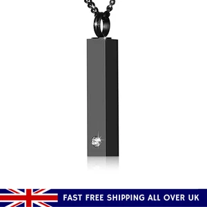 Cremation Jewelry Urn Necklace for Ashes for Men Women Keepsakes for Ashes Stain - Picture 1 of 8