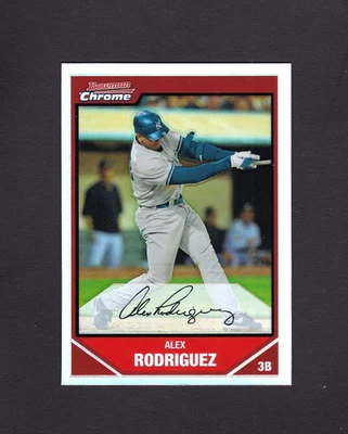 Bowman 2007 cromo/refractor #166 Alex Rodriguez [nuevo/como nuevo] (1) Foto 1 de 2