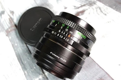 For Canon EOS M 28mm f/2.8 Vivitar prime lens for M10 M50 M-50 EF-M portrait - Image 1 of 2