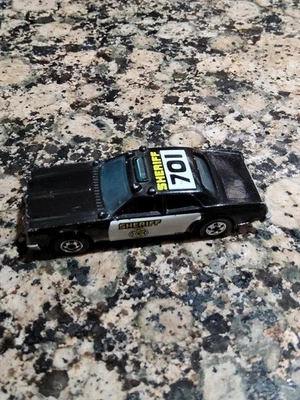 Vintage Hot Wheels 1982 Sheriff Patrol Police Car #701 🚔 Black & White Die-Cast - Image 1 of 4