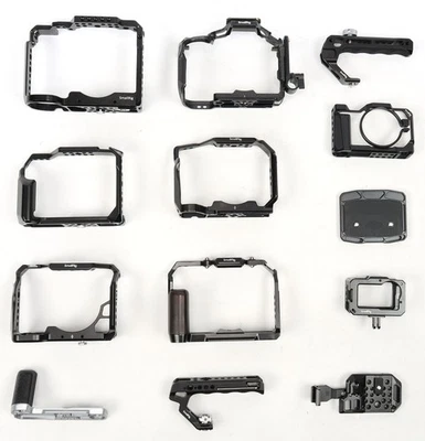 Lot of SmallRig Assorted Camera Cages, Brackets, and Grips (UNTESTED) - Image 1 of 4