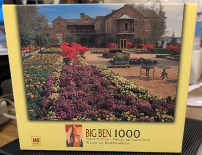 BIG BEN 1000 Pc Puzzle Gardens & Mansions, Alabama 4962 NIB Hasbro Made in USA - Image 1 of 4