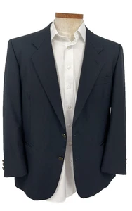 Jones New York 2 Knopf Blazer Sakko Schwarz Herren Gr. S43 100% Wolle - Bild 1 von 17