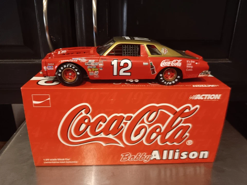 XRARE 1/24 RCCA Bobby Allison #12 1974 Coca-Cola Malibu CWB - Image 1 of 4