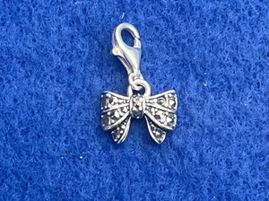 Thomas Sabo Silver & CZ Bow Charm - Picture 1 of 2