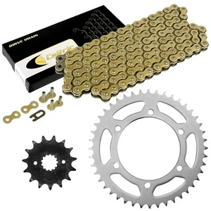 Drive Chain & Sprockets Kit fits Kawasaki KL250 KLR250 1984 1985 1986 1987-2005 - Picture 1 of 8
