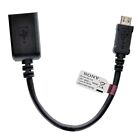 2 X Sony EC310 MicroUSB to USB Adapter OTG Cable - Black New**