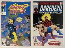Ghost Rider #2 - 1st App Blackout , Daredevil #164 ToyBiz Reprint 2002