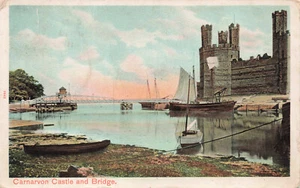 Postal de la serie Peacock Castle and Bridge de Carnarvon 1911 - Imagen 1 de 2
