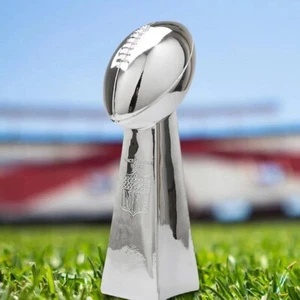 23/34cm American Football Cup Fan Vince Lombardi Trophy Replica Resin Super Bowl - Bild 1 von 11